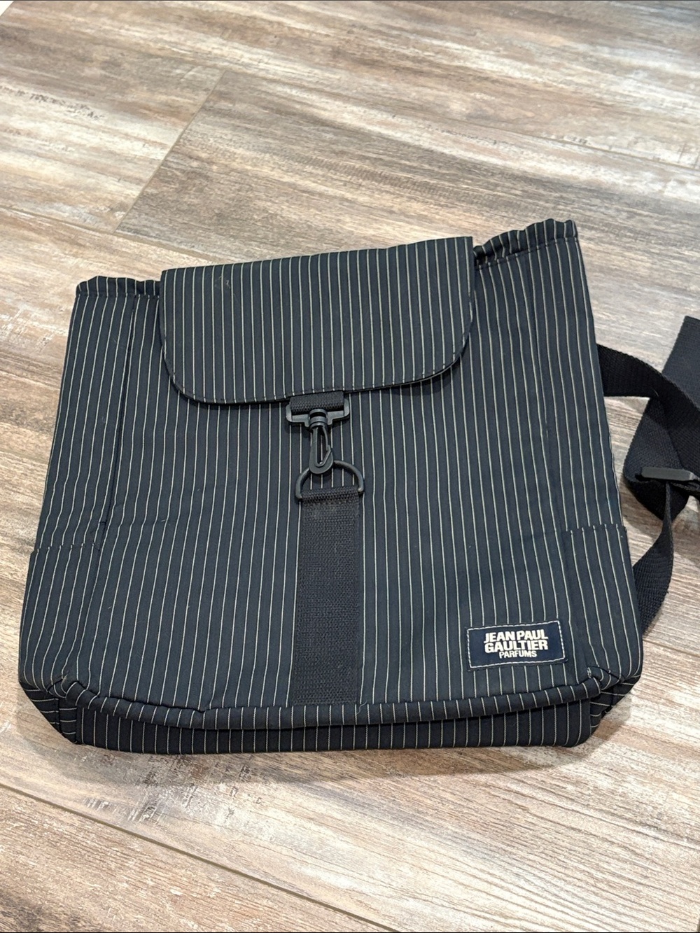 JPG Jean Paul Gaultier Parfums Pinstripe Backpack